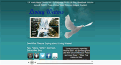 Desktop Screenshot of livingwatersband.com